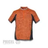 Ловна тениска с къс ръкав оранжев меланш