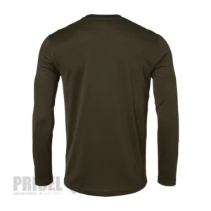Alternative view of Ловна тениска с дълъг ръкав  „Alaska“  CoolDry Blind Tech Solid Brown
